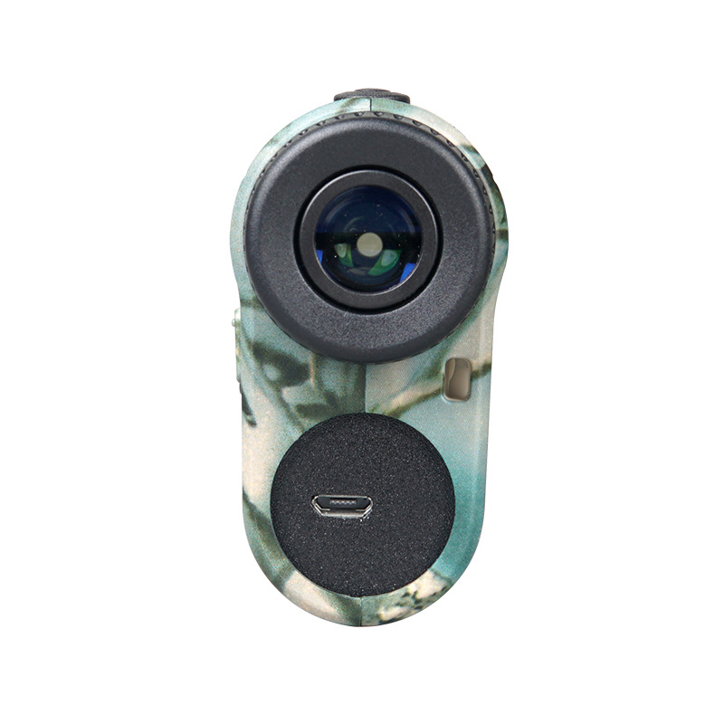 Camouflage Golf Range Finder - 1000m Hunting Laser Distance Meter with Slope Calculation, Rechargeable Telescope for Golfing & Archery, Waterproof & Portable