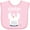 AD-Pink, variant on Inktastic Chicken Barnyard Farm Cluck Boys or Girls Baby Bib