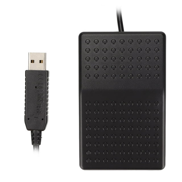Interruptor de pastel USB, Pedales Anchos USB Switch de Pedal Único Teclado Dispositivo programable Estándar Para Pruebas de Fábrica para la Computeradora para Juegos