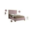 thumbnail image 2 of Meridian Furniture Lana Solid Wood and Velvet Full Bed in Pink, 2 of 3