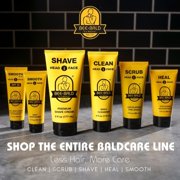 Bee Bald SMOOTH PLUS Head & Face Moisturizer with SPF 30 Sunscreen Lotion Protecting Skin From Harmful UVA/UVB Rays While Hydrating, Moisturizing and Toning, 1.7 Fl Oz (Pack of 3)
