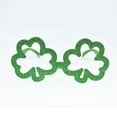 thumbnail image 6 of RyanK St Patricks Day Decorations St. Patrick’s Day Irish Glittering Sham-rock Glasses St. Patrick's Day Party Decoration Accessories -One Size, Pack Of 1, Green, 6 of 6