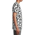 thumbnail image 6 of Wukai Cute Panda Youth Unisex Short Sleeve T-Shirt for Boys, Girls, Teens, and Kids-X-Large, 6 of 7