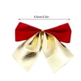 thumbnail image 4 of Lilgiuy Mini Ribbon Christmas Bow 2.2 Inch Red Bows for Christmas Tree Hanging Decorations Gift Wrapping Wreaths Crafts Outdoor Indoor Home Decor Wedding, Pack of 12, 4 of 8