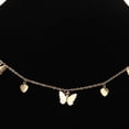 thumbnail image 3 of lionlar Collier Papillon Pendentif Multicouche Délicat Collier Ras du Cou Papillon Cœur Doré, 3 of 4
