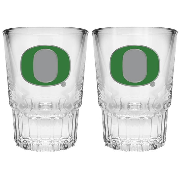 Oregon Ducks 2-Piece Prism Shot Glass Set