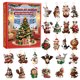 thumbnail image 1 of xihome Calendario de Adviento 2025 de 24 colgantes para mascotas con dijes navideños pintados a mano para decoracin del rbol y envoltorio de regalo, 1 of 6