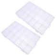 thumbnail image 4 of 2pcs Jewelry Box Organizador Divider Recipiente Container Caso de almacenamiento de engranaje de pesca desmontable HOMEMAXS 14125582-MX, 4 of 6
