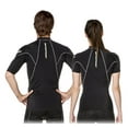 thumbnail image 2 of Waterproof Women's R30 Rash guard short sleeve Skin (Black, XX-Small), 2 of 2