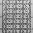 thumbnail image 1 of Ahgly Company Indoor Square Abstract Gray Modern Area Rugs, 4' Square, 1 of 4