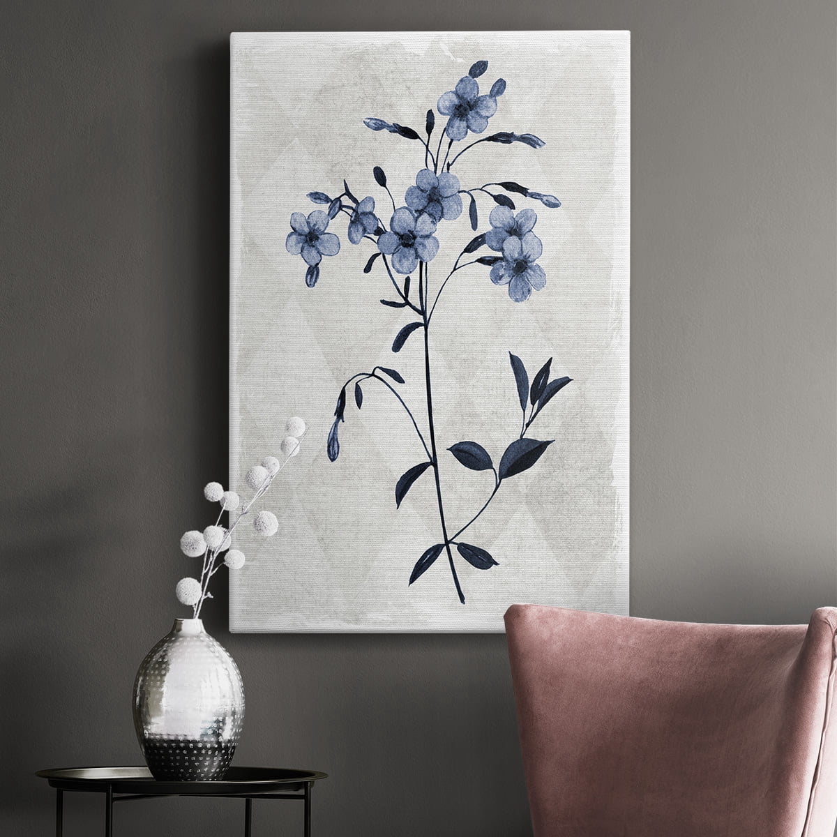 Harlequin Botanical III Premium Gallery Wrapped Canvas - Ready to Hang