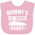 thumbnail image 3 of Inktastic Mommys Lil Racing Buddy Boys or Girls Baby Bib, 3 of 4