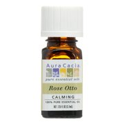 Aura Cacia 100% Pure Essential Oil, Rose Otto, 0.125 Oz