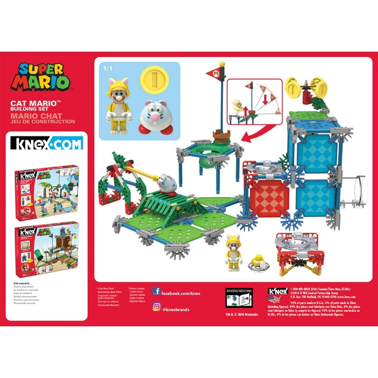 K'NEX Cat Mario Super Mario 3D Worlds Building Set #38635