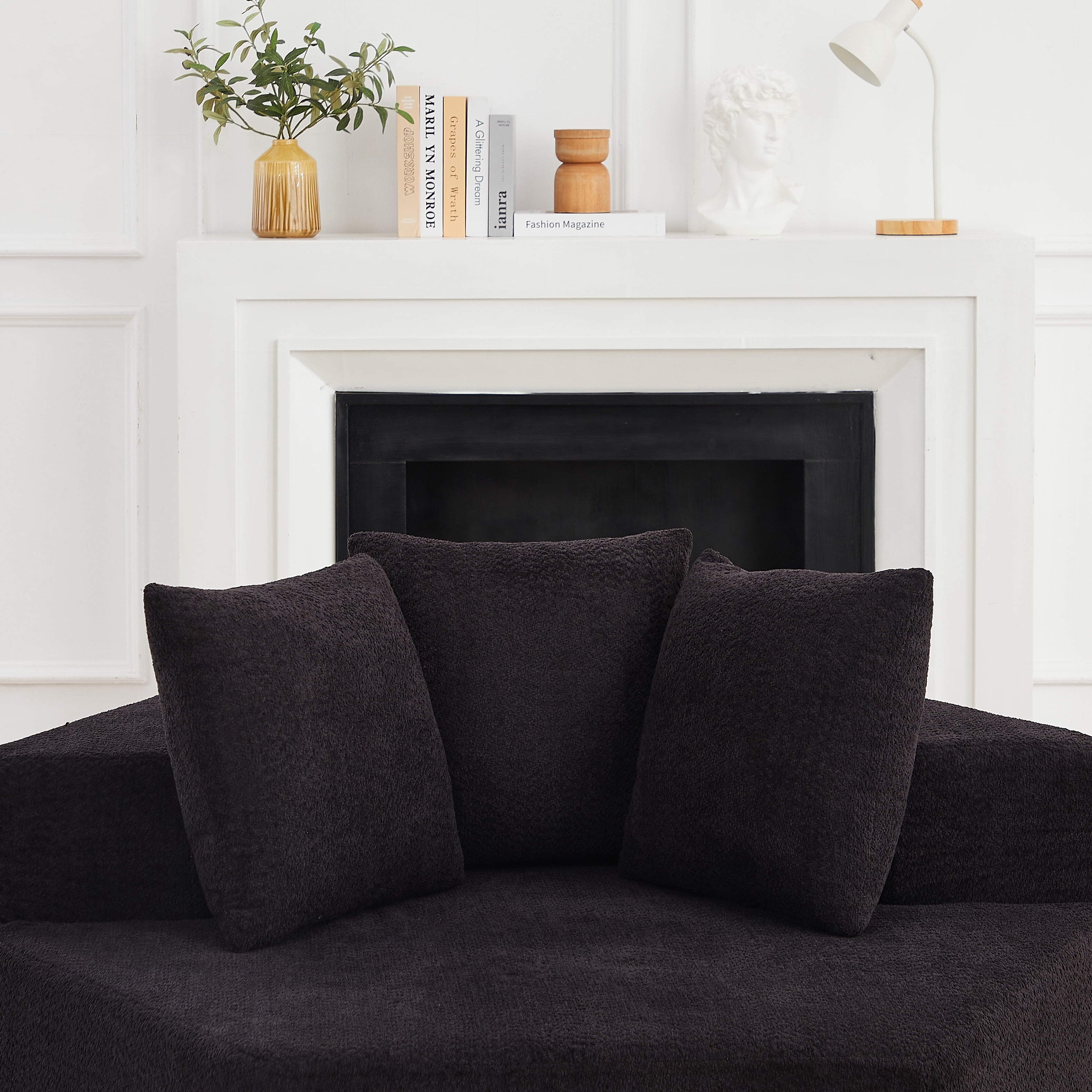 54-Inch Hexagonal Single Lounge Chair, Featuring Versatile Arrangements And A Modular Design; This Chenille-Upholstered Sofa Is Ideal For Lounges, Game Rooms, Living Rooms, And Bedrooms