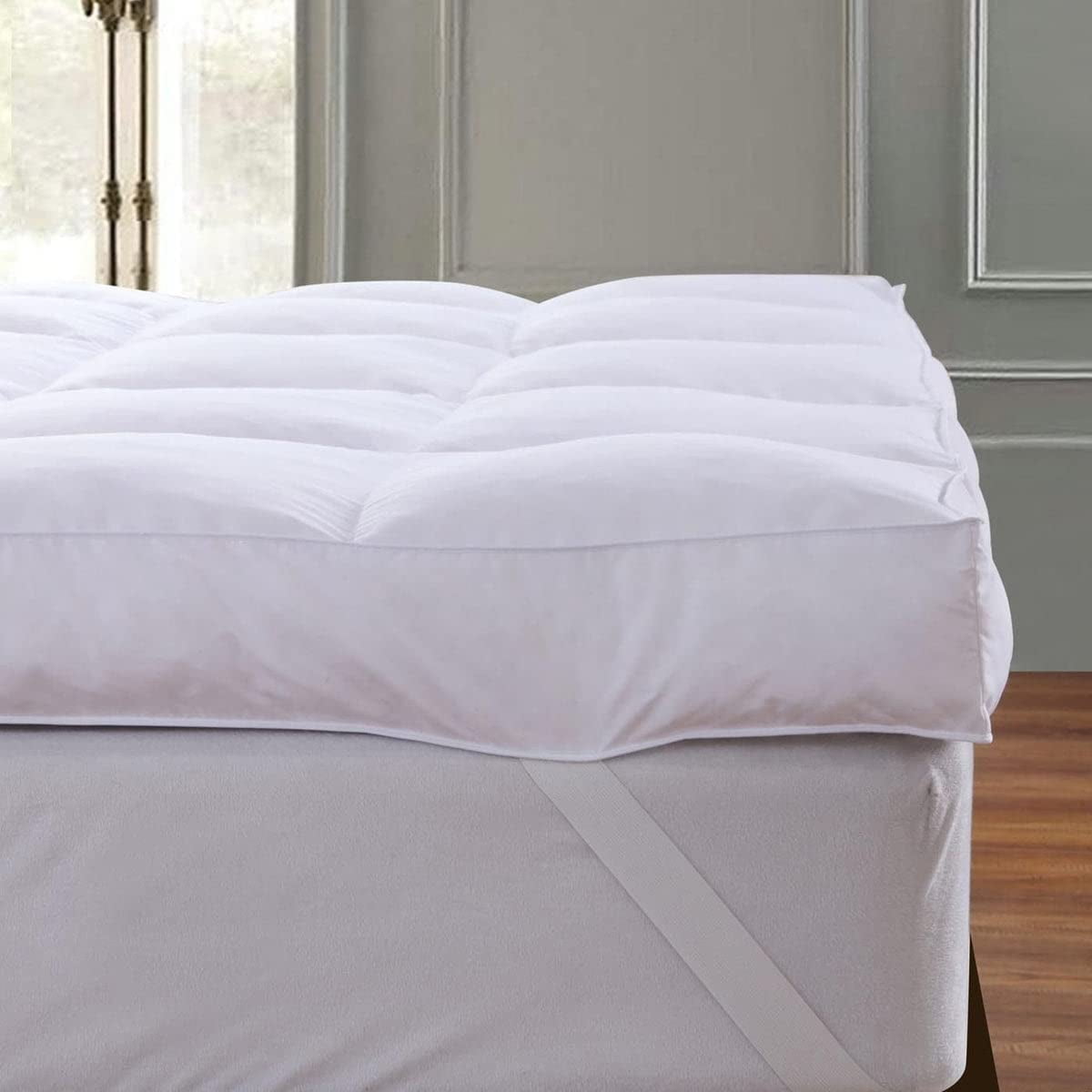 SHMAMT Mattress Topper Queen, Extra Thick Cooling Mattress Pad Cover