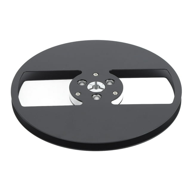 7 Inch 1/4 Empty Take Up Reel to Reel Hub, 1/4 7 Inch Nab Aluminum Metal Reel Audio Tape 2 Holes Empty Tape Reel for Recording Open Reel Takeup Reel Machine