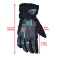 thumbnail image 3 of TERGAYEE Ski Gloves Waterproof Windproof,Insulated Warm Snow Gloves,Snowboard Gloves with Zipper Pocket,manipulatescreen Winter Gloves for Men Women, 3 of 4