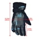 thumbnail image 4 of Wmhnj Guantes de esqu de invierno para mujer, impermeables, resistentes al viento, trmicos, con forro polar, para ciclismo, montañismo y deportes con agarre mejorado, talla 26 cm de largo., 4 of 7