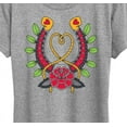 thumbnail image 3 of Country Casuals - Goth Western Horseshoe - Women's Short Sleeve Graphic T-Shirt, 3 of 6