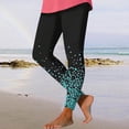 thumbnail image 6 of lcziwo on Sale Clearance, Womens Leggings 2025 New Years Eve Party Gifts Trendy Sparkly Glitter Sequin Printed Tights Soft Comfy Stretch High Waist Workout Yoga Pants Blue S, 6 of 7