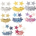 thumbnail image 4 of Recortes de Confeti Bewildely Estrellas Colgantes Decoración Fiesta Gris-Plata HA059433-03, 4 of 6