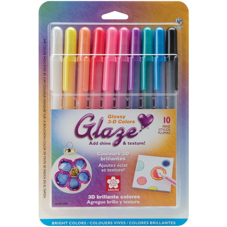 Glaze 3D Glossy Pen 10-Pack