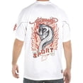thumbnail image 2 of Ed Hardy Mens Cobra Mesh Crew Tee Top- White, 2 of 2