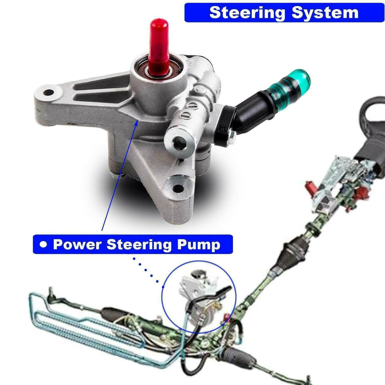 Geelife Power Steering Pump For 2003-2006 Acura MDX 2004-2007 Honda Accord Odyssey