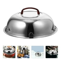 UPOUART Glass Pot Lid Silver 1Pcs 12.1In