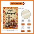 thumbnail image 3 of Happy Thanksgiving Christian Jesus Cross Fall Garden Flag 12.5x18 Double Sided Small Mini Yard Outdoor Outside Holiday Decoration, 3 of 5