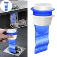 thumbnail image 2 of Drain De Anti Odeur Odeur Tuyau D'égout Bouchon En Silicone Déchets Cheveux Colmatage Filtre À Eau Salle De Bains Cuisine Toilettes Crépines, 2 of 7
