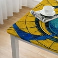thumbnail image 5 of Square Tablecloth Spill-Proof Wrinkle Free Table Cloth Washable Polyester Fabric Table Cover for Dining Kitchen Wedding Party, 5 of 8