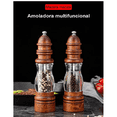 thumbnail image 4 of Molinillo De Pimienta Y Sal De Madera Y Acrílico Transparente/marron, 4 of 5
