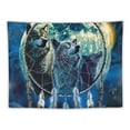 thumbnail image 5 of Nawypu  Dreamcatcher Fleece Blanket for Bed Eagle Dreamcatcher Fleece Throw Blanket for Men, Women and Kids Super Soft Plush Wolf Blanket Throw Plush Blanket Wolf Gifts, 5 of 6