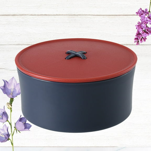 HEMOTON 1PC Sewing Box Sewing Needle Thread Embroidery Cross Stitch Tools Storage Box for Home Travel Outdoor ( Color)