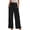 Black, variant on Sundazz Wide Leg Pants for Women Summer Smocked Waisted Palazzo Pants Baggy Flowy Trousers, XS-XL