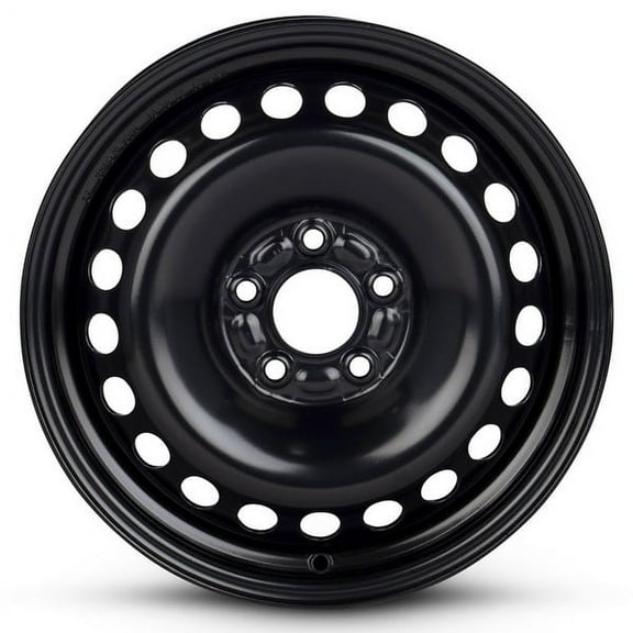 New OEM Replacement Wheel 16x6.5 in for 2013-2020 Ford Fusion Painted Black 16 inch Steel Rim