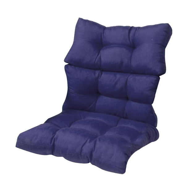 Cojín de asiento acolchado de color sólido Alfombrilla de silla con respaldo Zulema cojines de asiento con mechones