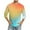 Mens Shirts Note Size, variant on S-5X Mens Big & Tall T Shirts Plus Size 3/4 Sleeve Crewneck T-Shirts Casual Pullover Gradient Printed Comfort Going Out Loungewear Tees Tops