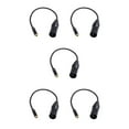 thumbnail image 3 of maskred Dual Shielded XLR Cable Professional Stereo System Plug Adapter Headphone Splitter Video Camera for Smartphone Microphone 0.5m 5Set, 3 of 6