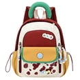 thumbnail image 4 of Weebloom School Backpack For Kids Boys Girls Cute Lightweight Outdoor Travel Backpack Stylish Color Casual Kindergarten Daypack Bookbag Preschool Elementary Red, 4 of 4