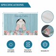 thumbnail image 6 of Easter Bunny Placemats Set of 4, Colorful Eggs Cute Rabbit Blue Country Wooden Placemats for Dining Table, Place Mats for Kitchen Tabletop, Waterproof Wipeable Dining Table Mats Set, 6 of 9