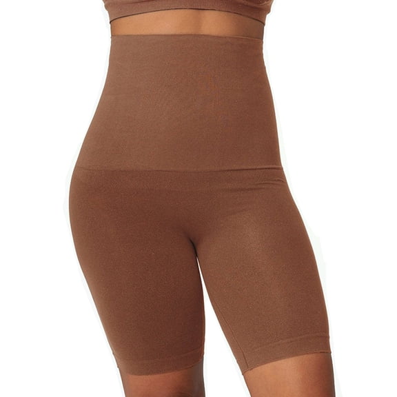 Fewfanhot Women's High-Waisted Shapewear Shorts for Tummy-Control & Smoothing, Comfortable Seamless Shapewear Bottoms Under Dresses and Pants