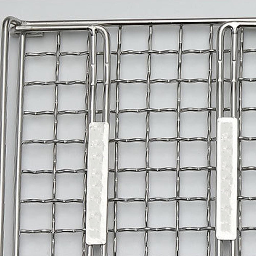 Kitchenify Stainless Steel Square Roasting Net/Steel Portable