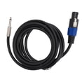thumbnail image 2 of Cable 1/4 Inch Male Speaker Cable Professional Plug And Play Speaker Extension Cable For Stage Monitors Subwoofers, 2 of 8