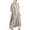 Beige1, variant on Jalioing Cotton Linen Maxi Dress for Women Short Sleeve Shirt Sundress Button down Lapel Casual Dresses