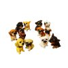 thumbnail image 1 of 12pcs Décoration de Chien Résine Vive 12pcs Ornement Statut, 1 of 1