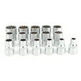 thumbnail image 4 of 16 piezas 1/2 pulgadas DR. Juego de vasos estriados SAE/MÉTRICOS Acabado en níquel espejo Universal de 12 esquinas Jadeshay A, 4 of 8