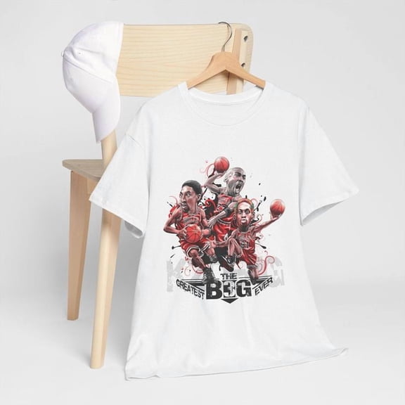 Basketball Legends Heavy Cotton T-Shirt, Sizes S-5XL - Gategoo